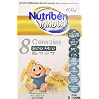 Nutribén Papillas Innova 8 Cereales Extrafibra- Desde Los 5 Meses- 600g
